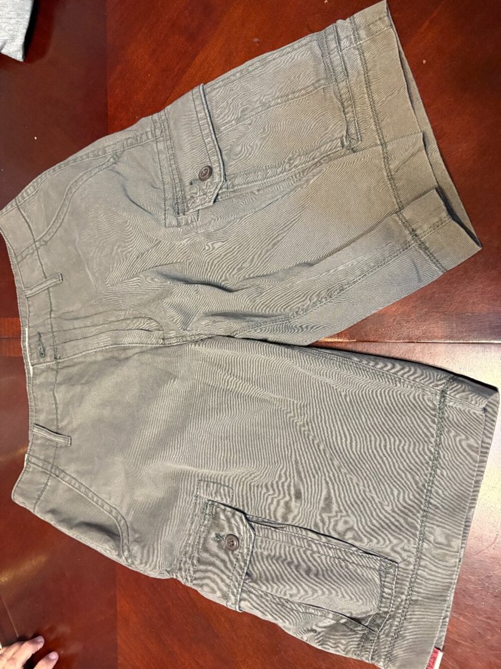 Mountain Khakis Shorts Men's 34x8 Twill Chino Relaxed Fit Gray